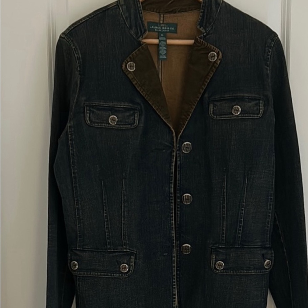 Ralph Lauren Women's Dark Denim Jean Jacket